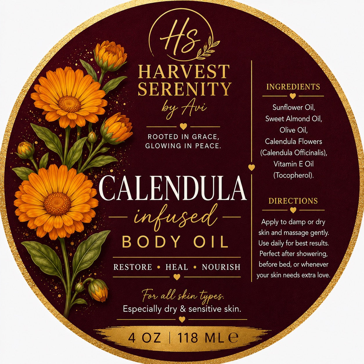 Calendula Body Oil