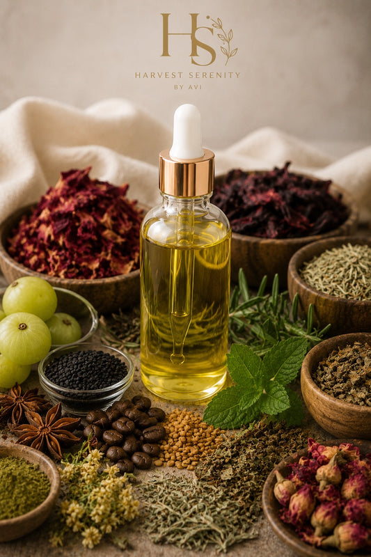 Herbal Hair Oil - Crafted by Nature, Created with Purpose