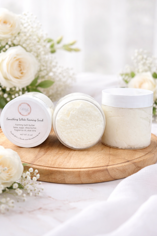 Something White Foaming Scrub