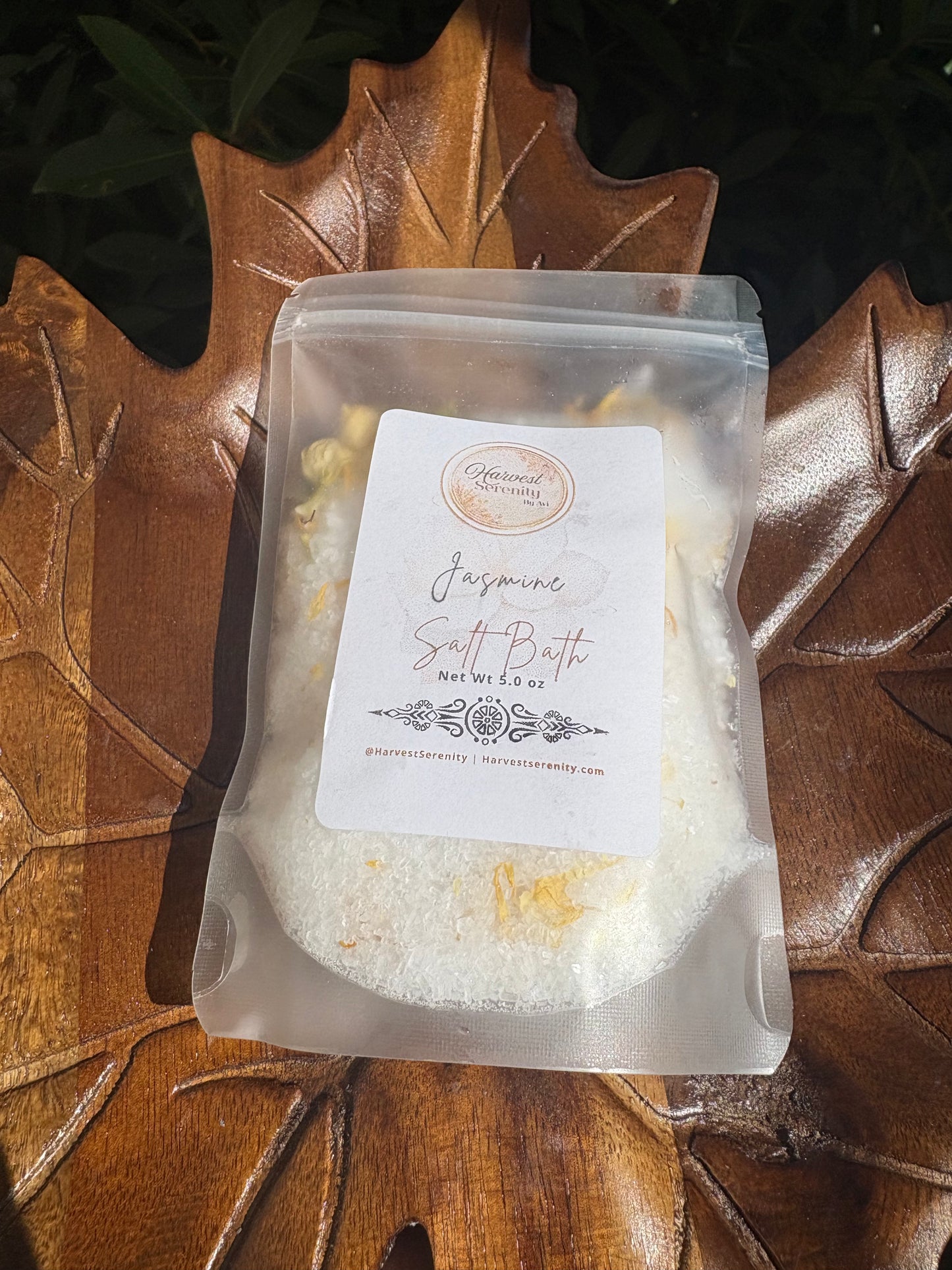 Jasmine Bath Salt Pouch