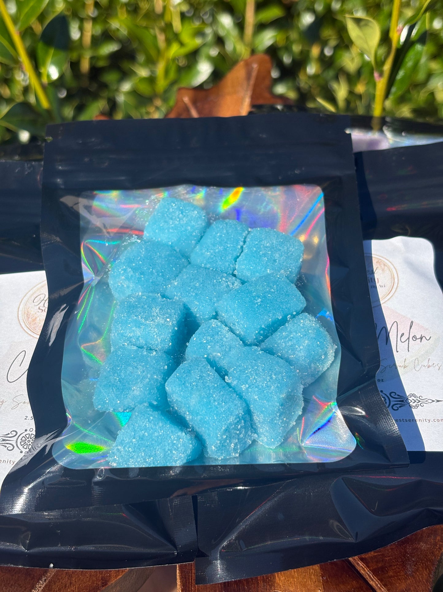 Sky Petals Foaming Sugar Scrub Cubes