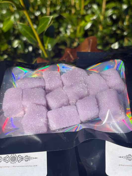 Lavender Foaming Sugar Scrub Cubes