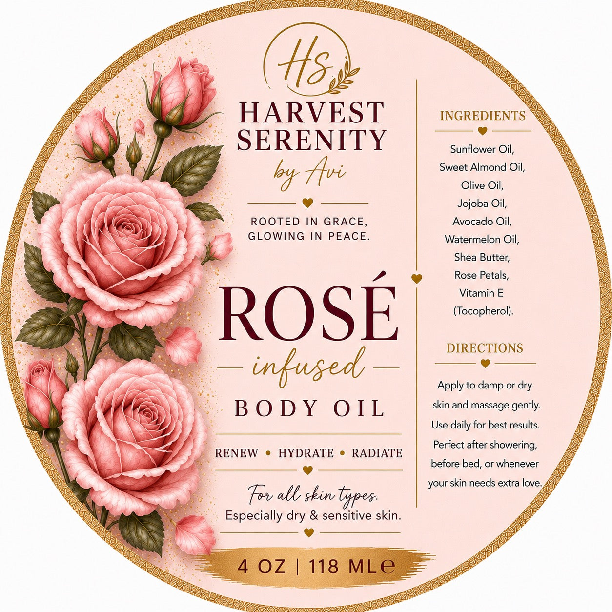 Rose Body Oil